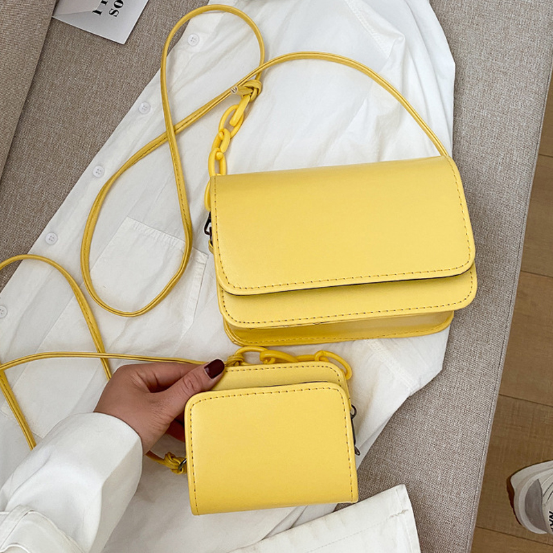 The tote bag women's bag 2024 new Korean version of the simple small bag texture shoulder bag leisure girl mini small bag