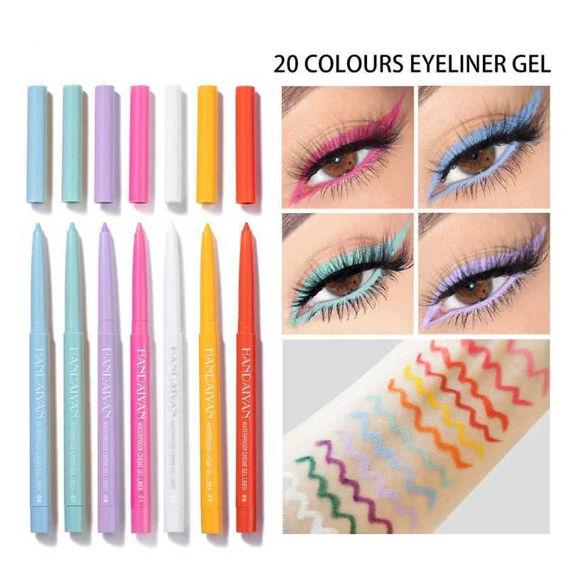 Sexy Purple Waterproof Matte Eye Cosmetics EyeLiner Pencil Long Lasting Women Fashion Pink Black Eye Charming Eye Liner Pencil Y240813