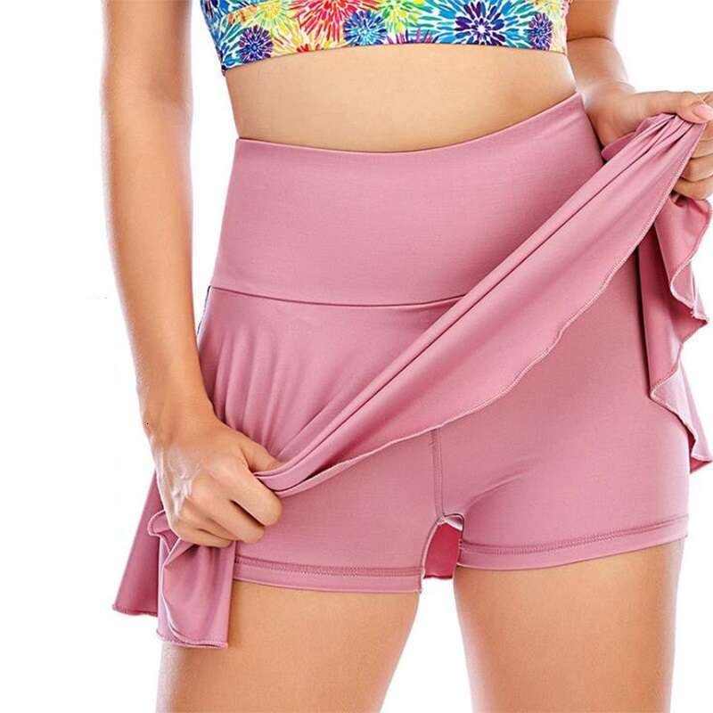 Cloud Hide Tennis Skirts Women Sports Golf Pleated Skirt Fiess Shorts High Waist Athletic Quick Dry Running Short Sport Skort