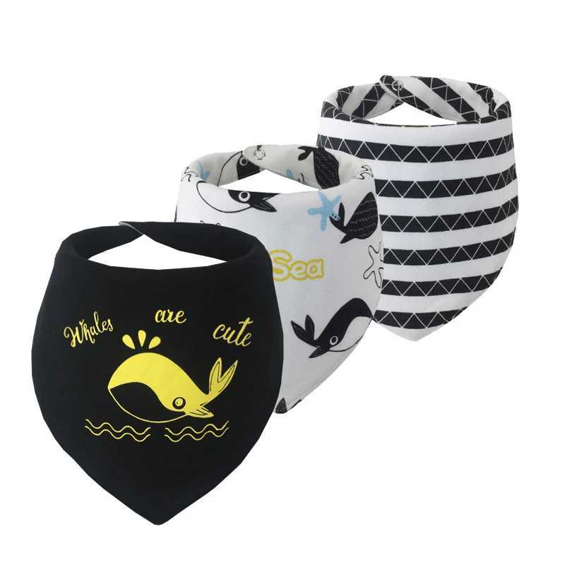 Bibs Burp Cloths 3pcs Organic Cotton Baby Scarf Burp Cloth Bandana Bibs Newborn Baby Boy Infant Girl Toddler Winter Scarf Waterproof Bibs DS9L4812