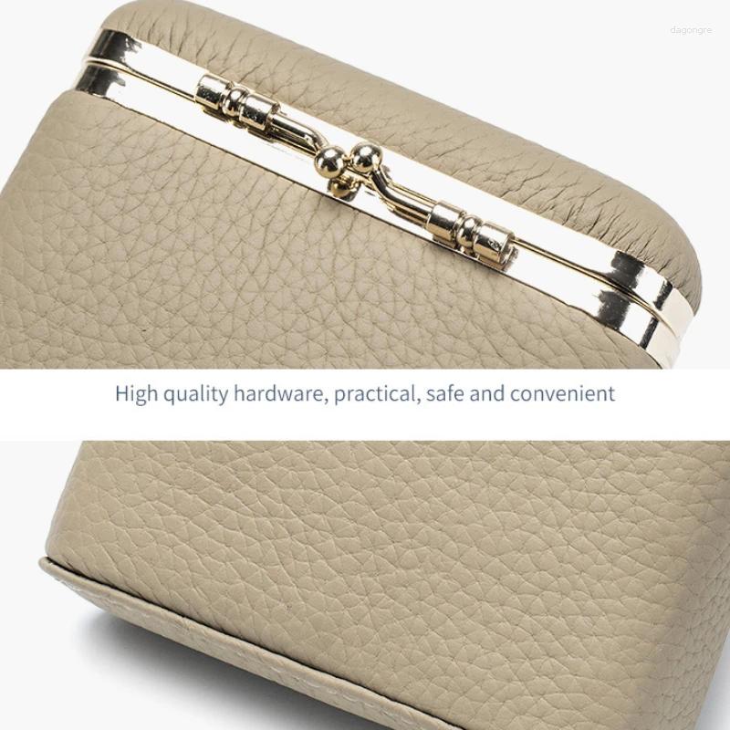 3 Cosmetic Bags Mini Portable Simple Leather Makeup Bag Mirror Storage Women Personal Use Small Lipstick Cases Cosmetics 4