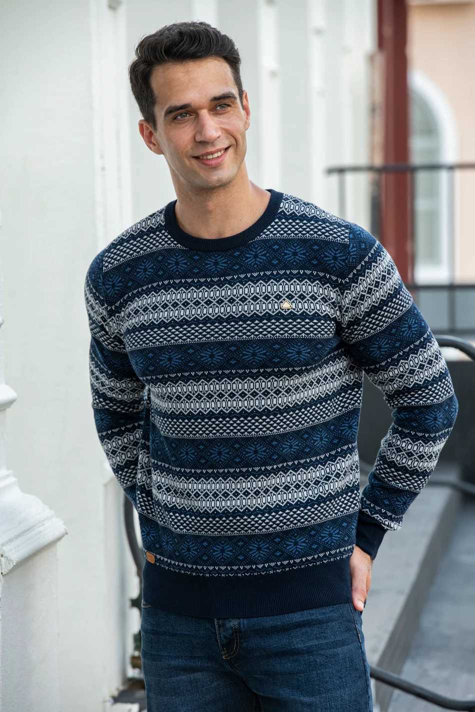 AIOPESON Cotton Knitted Mens Street Clothing O-neck Pullover Sweater New Fashionable High Quality Mens Knitted Sweater FD05436152W240729