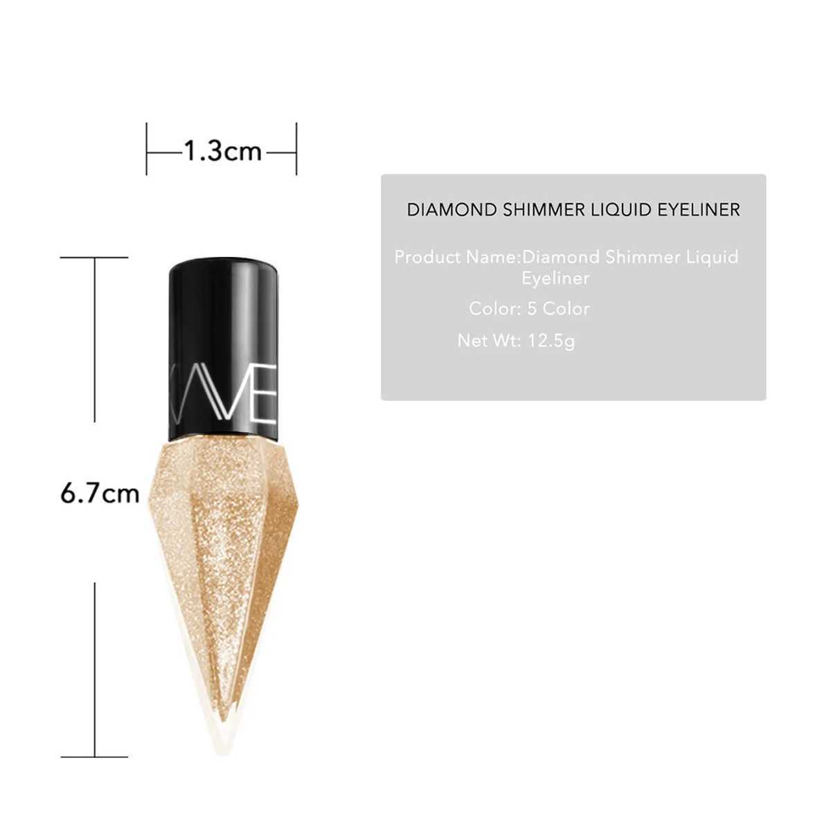 LOOKAVE Single Diamond Sparkling Liquid Eyeliner Pearl Y240813