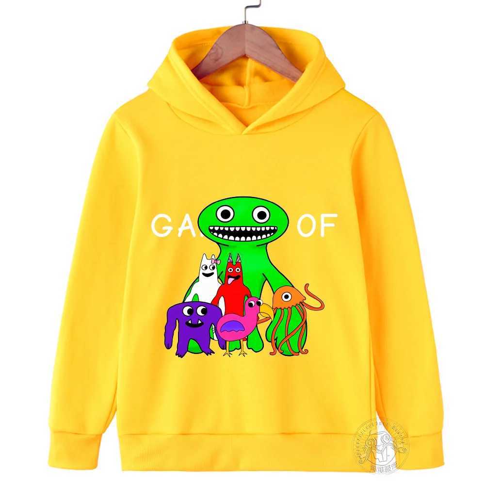 2023 New GARTEN OF BANBAN Hoodie Kids Graphic Sweatshirts Baby Girls Casual Long Sleeve Coats Boys Clothes Pullovers Baby topsY240814