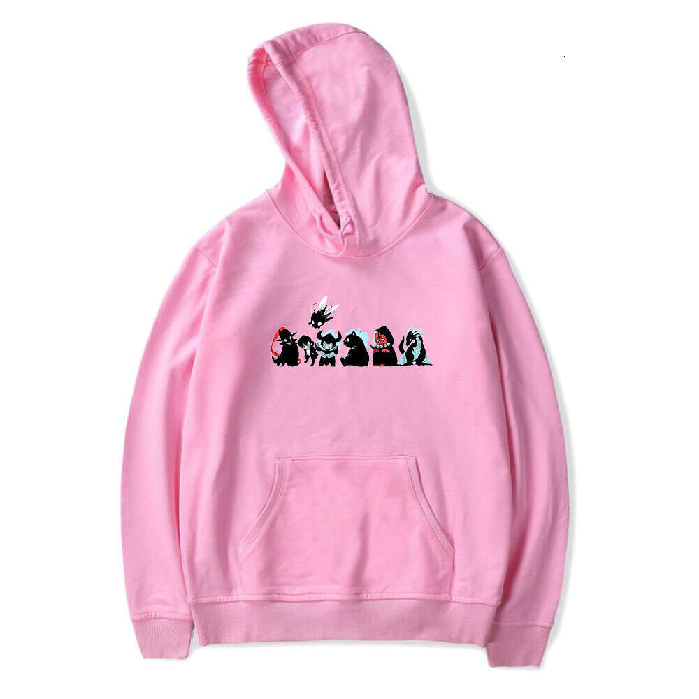 Solo Cartoon Leveling Printed Hoodie Spring Long Sleeves Men Women Casual Plus Size Hooded Sweatshirts Fashion Street Hoody