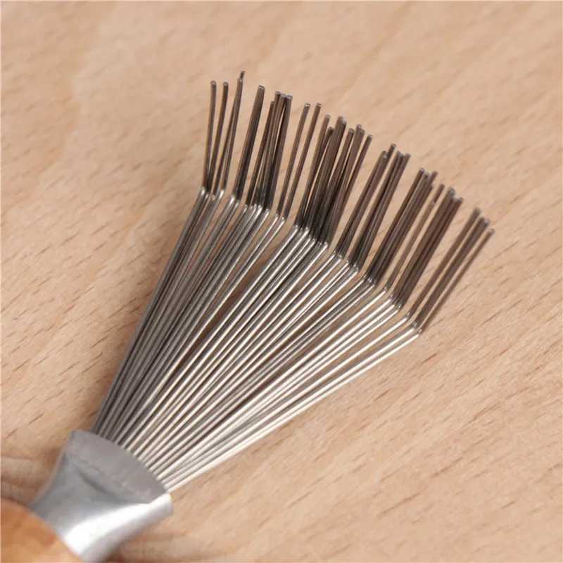 1 piece of wooden comb cleaning machine delicate cleaning detachable brush cleaning tool handle embedded tool hair cutting cleaning W240813