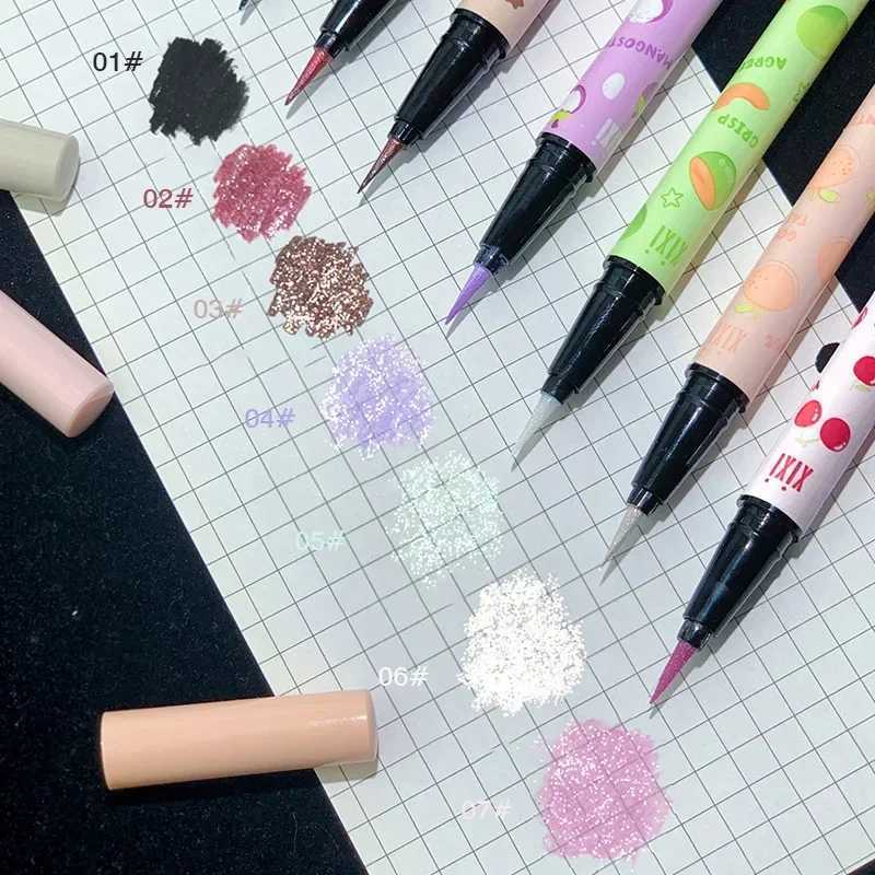 Fruit Diamond Glitter Eyeliner Pencil Eye Makeup Highlighter Waterproof Pearl Rose Brighten Silkworm Shadow Liquid Eyeliner Pen Y240813