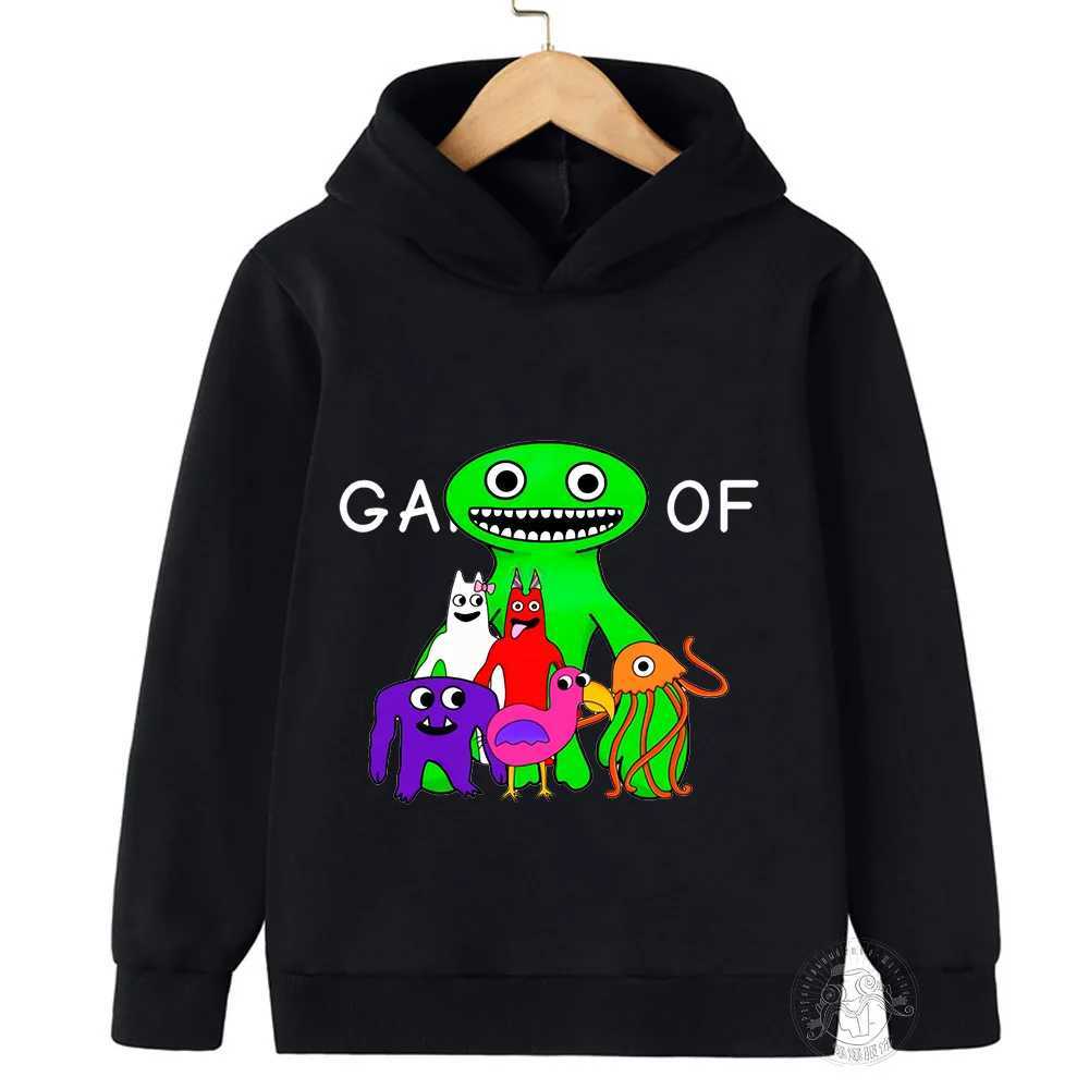 2023 New GARTEN OF BANBAN Hoodie Kids Graphic Sweatshirts Baby Girls Casual Long Sleeve Coats Boys Clothes Pullovers Baby topsY240814