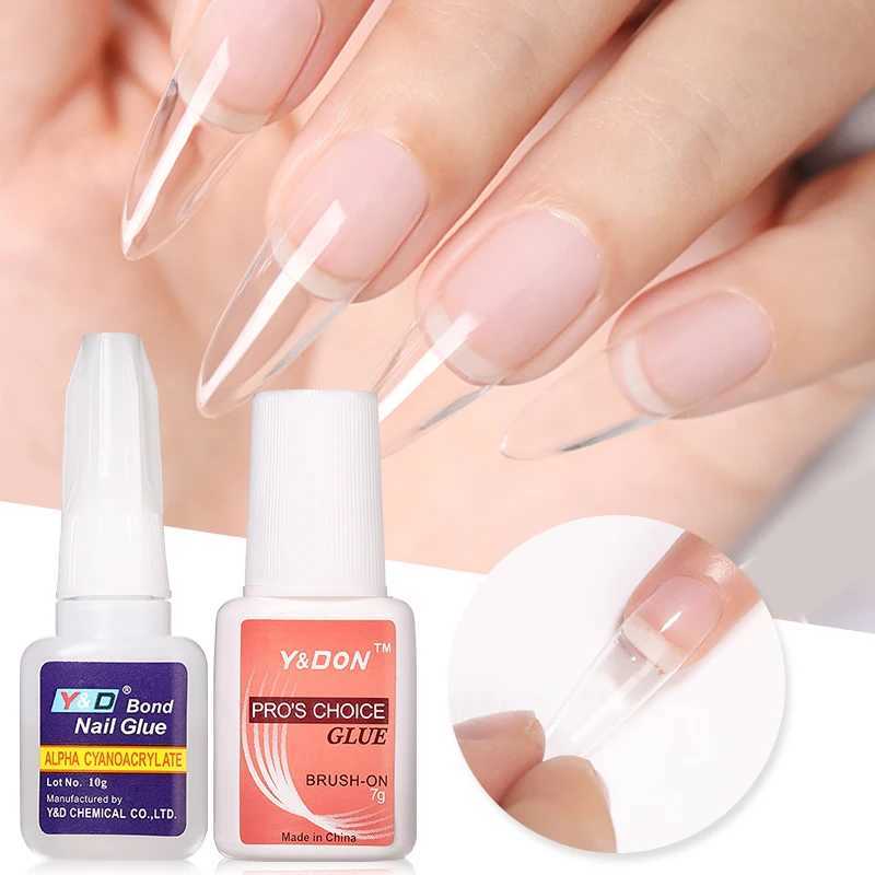 False Nail Glue Fast-Dry Adhesive Glue Acrylic False Tips Extension 3D Nail Art Rhinestone Decorations Nail Tips Adhesive ToolM240814