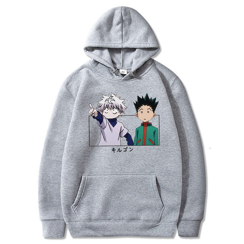 Women HxH Men Hoodies Baka Killua Japan Anime Plus Size Sweatshirt X Hunter Gon Printed Hooded Unisex Streetwear