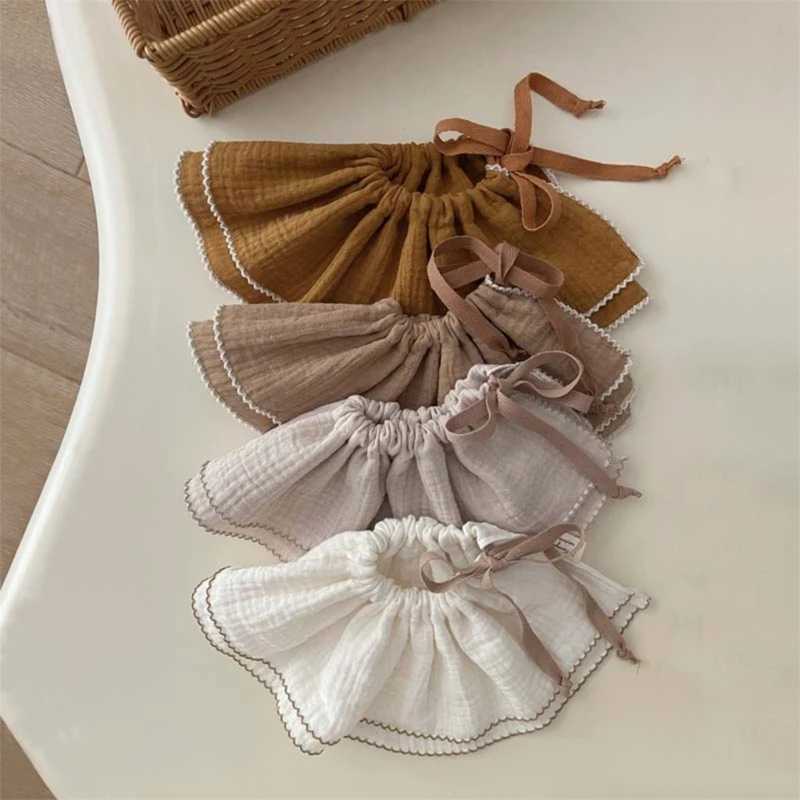 Bibs Burp Cloths 2Pcs Korea Style Print Baby Bibs Baby Girls Burb Cloth Soft Cotton Baby Bibs Towels Infant Baby Feeding 4-Layer for 0-12ML4812