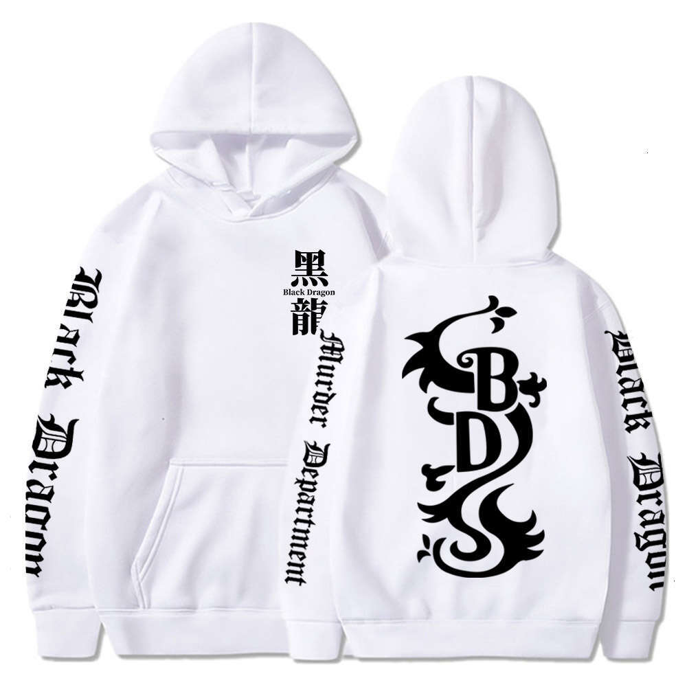 Women Men Tokyo Revengers Anime Hoodies Black Dragon Graphic Printed Hooded Plus Size Sweatshirt Haruku Pullover Clothing