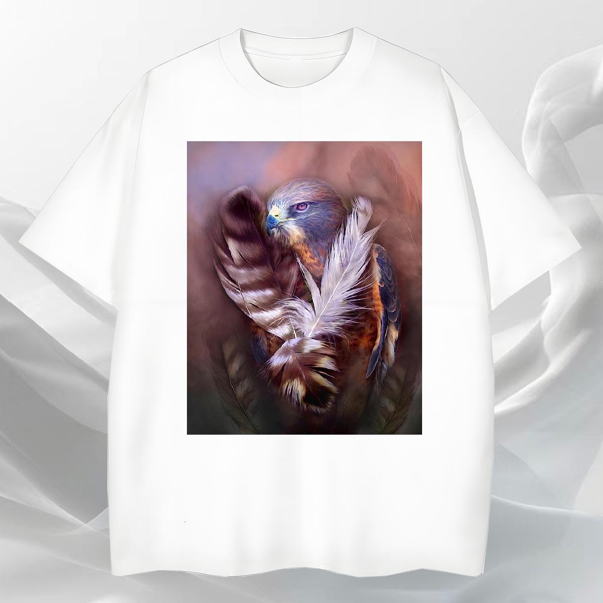 Unisex Men Clothes T-Shirt Hip Hop 100% Cotton 230g DIY Printed Breathable Crew Neck cool T-Shirts New Arrival Polos