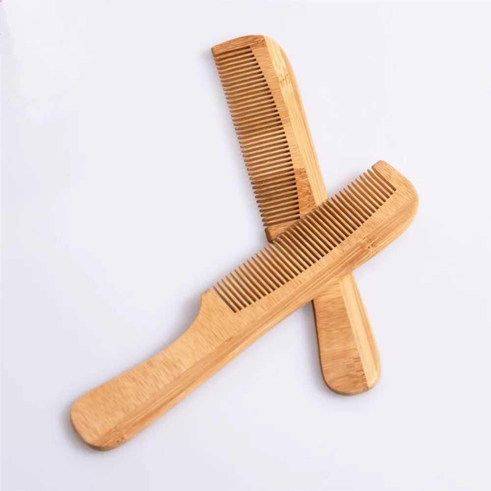 Bamboo and wood comb hair care head massage hair care comb mens hairstyle styling tool anti-static hair brush W240813