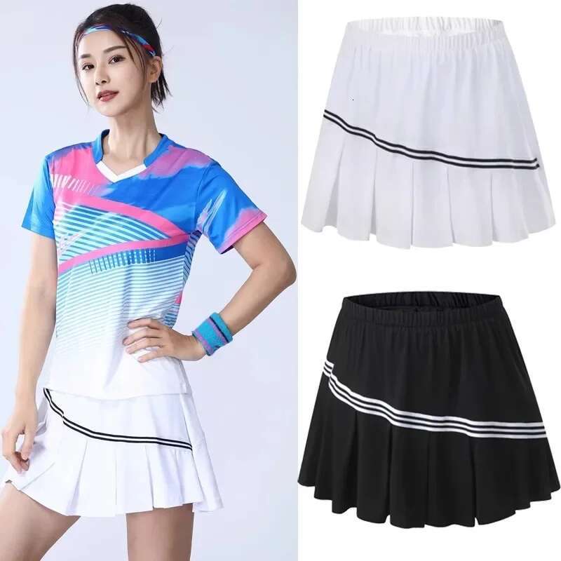 Women 2024 Girl Skort Sport Badminton Pantskirt Wear Pleated Pants 2 In 1 Shorts Golf Tennis Skirt Cheerleaders Clothing