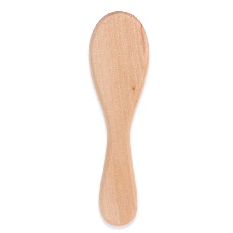 Wooden handle baby brush baby brush baby brush baby hair comb massager 77HD W240813