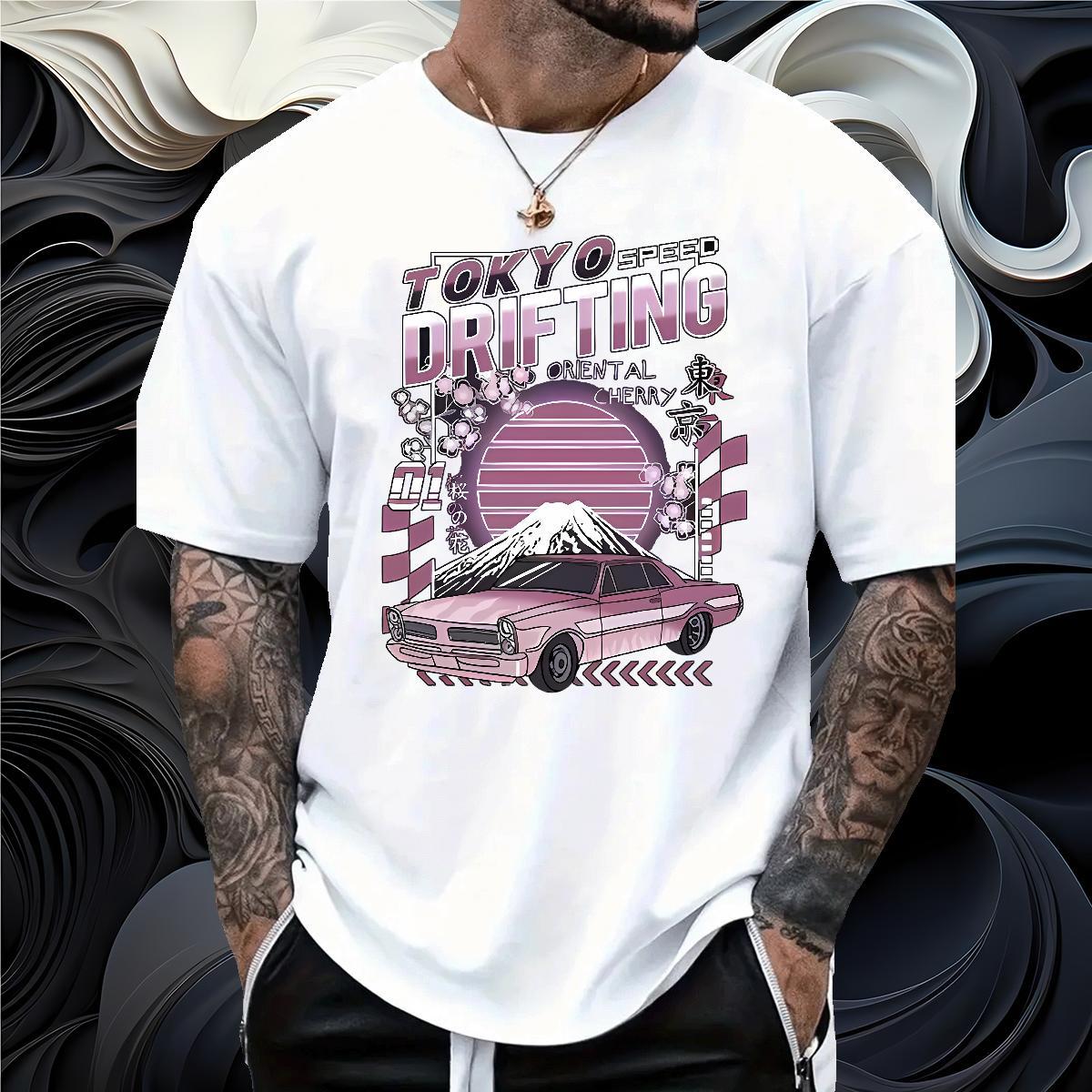 Soft car Men T Shirts Sport Men Tshirts 230g 100% Cotton 2024 Designer Crew Neck Skull Top Tees