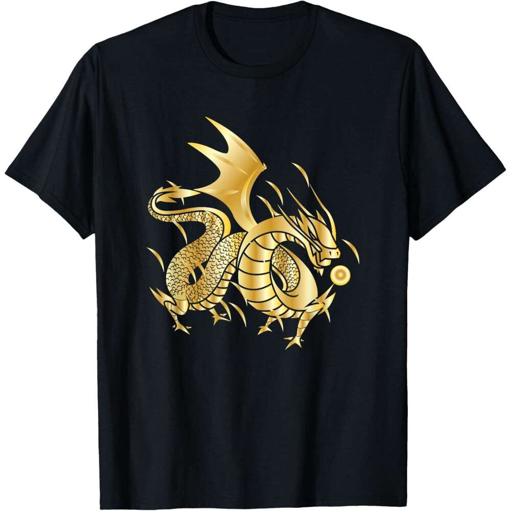 T shirt for Mens Fearless Chinese Dragon Fire Funny Gift T-Shirt Shirts Tshirt Graphic Tee Casual Tops Clothes Short sleeve
