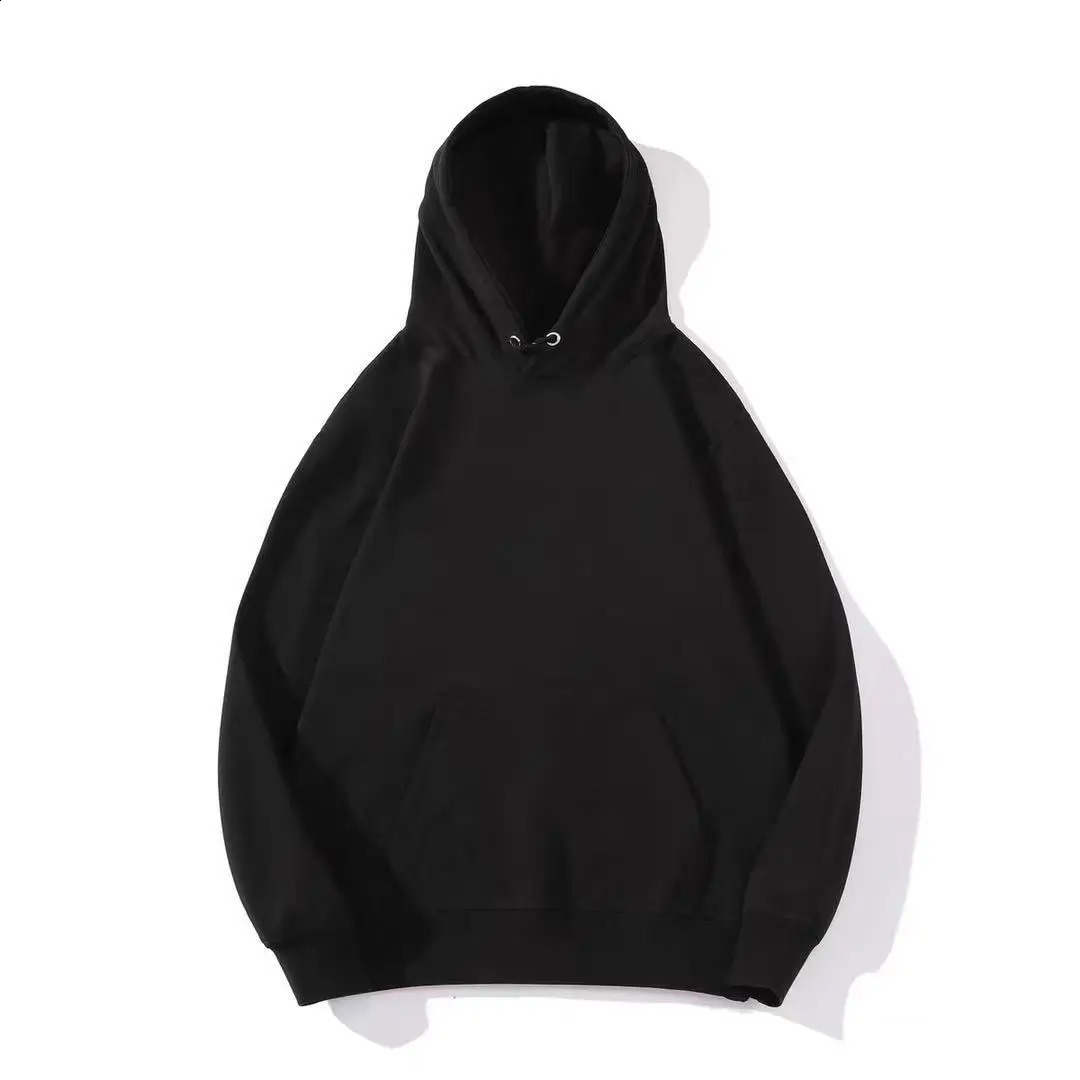 Fashion Mens Loose Sweatshirt Hoodies Black Rose Rhinestone Hoody Male Casual Warm Streetwear Jacket Coats Women Unisex Pullover 240810