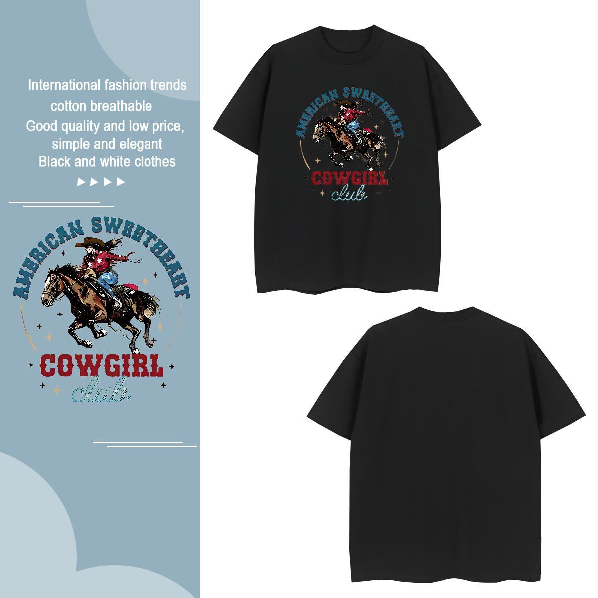 Popular Mens T Shirts horse Breathable Short Sleeve Home Outdoor Custom Big Size 230g 100% Cotton Tshirts Designer Fashion Tops Tees