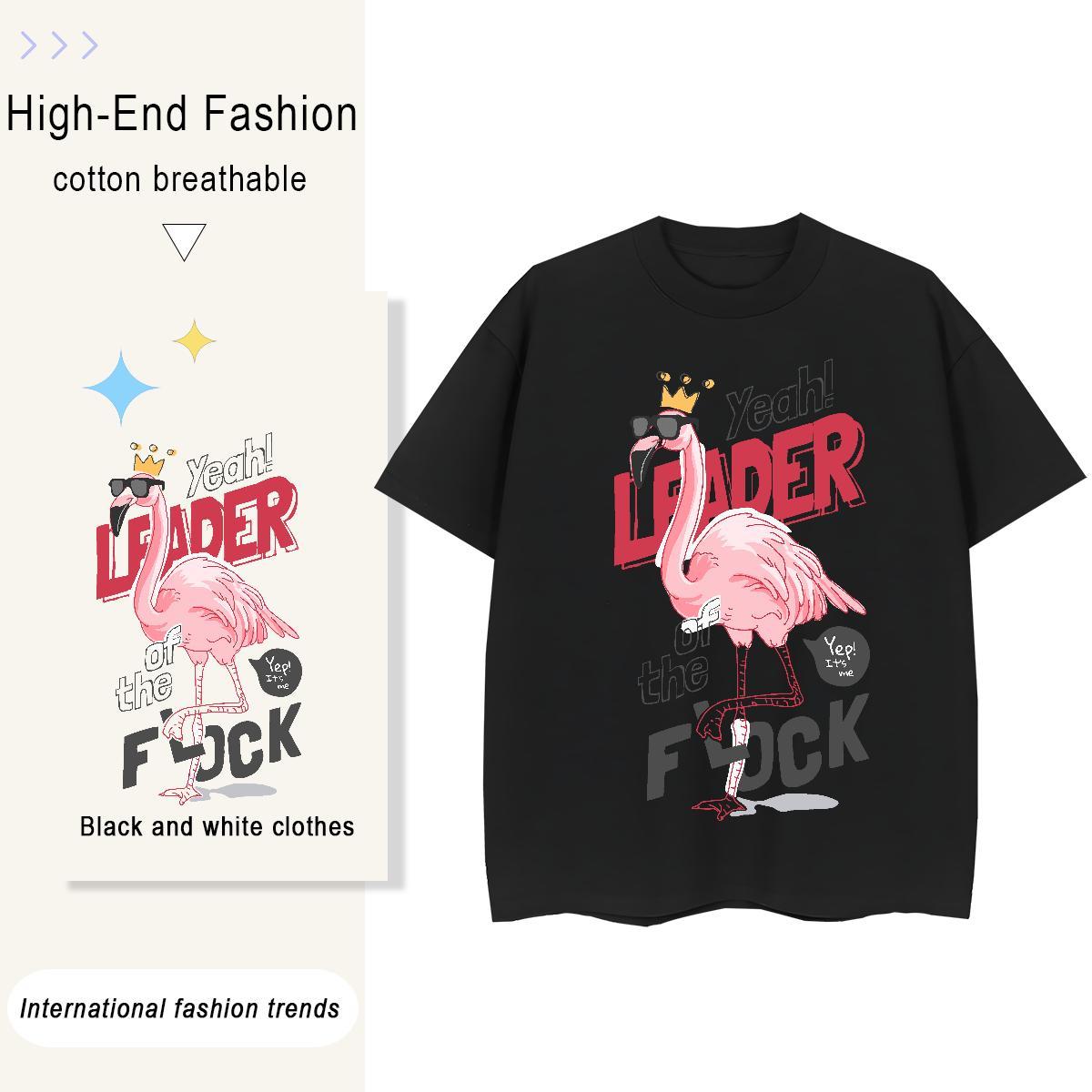 Loose Tshirts Casual Beach 100% Cotton 230g Custom Print Plus Size Round Neck Short Sleeve letter Men T Shirts Classic Tops