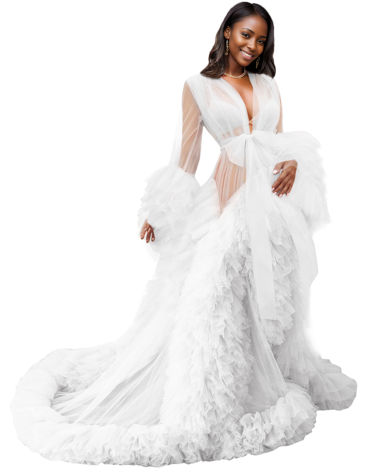 Vintage Evening Dresses Maternity Robes for Photoshoot Tiered A Line Babyshower Dresses Sexy Floor Length Pregnant Women Party Gowns