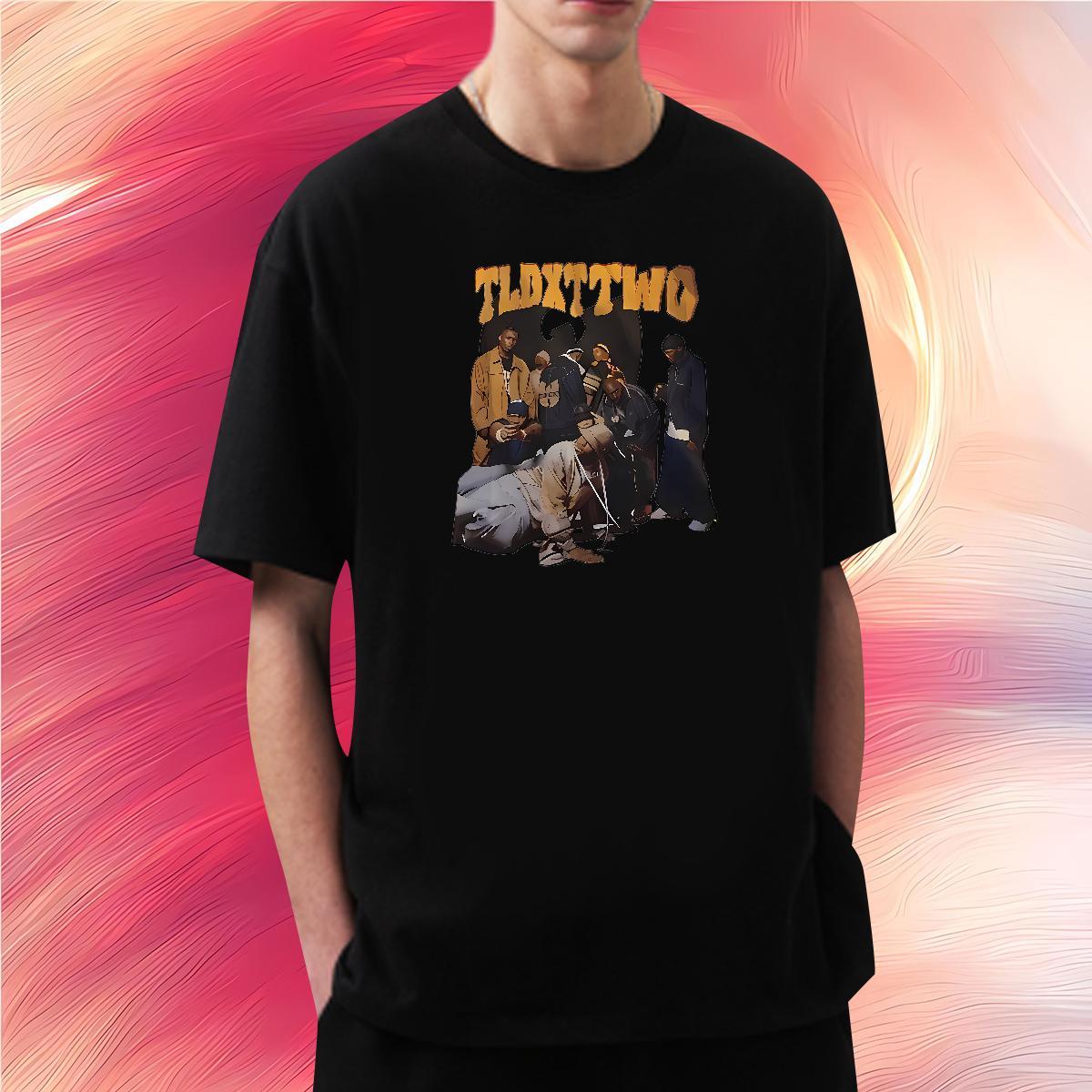 TOP Quality person Mens T Shirts Street Men Clothes T-Shirt 230g Cotton Factory Direct Crew Neck Anime Print Polos