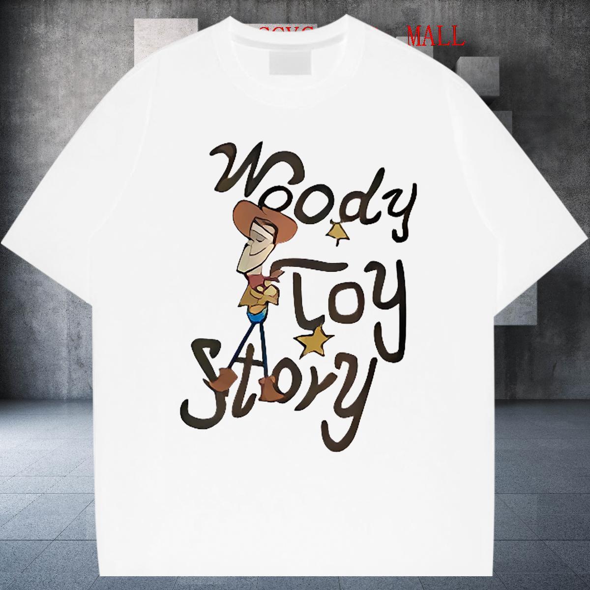 Loose Men Tshirts Daily Wear 230g Pure Cotton Floral Print Short Sleeve Soft letter Man T Shirts Classic Clothes
