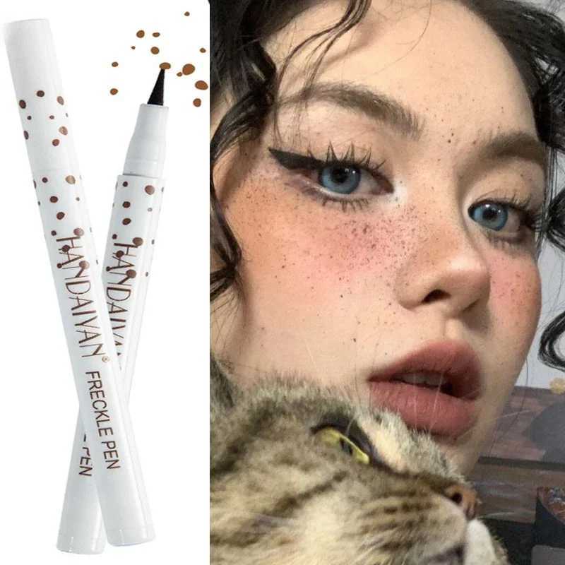 1PC Waterproof Face Fake Freckles Pen Natural Lifelike Fake Freckles Pen for Long Lasting Look Dot Spot Pen Makep Tool Cosmetic Y240813