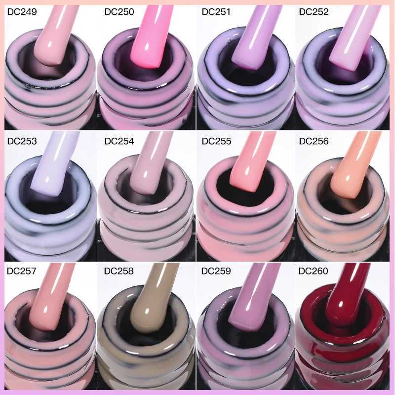 Mtssii 7ml Natural Nude Rubber Base Gel Nail Polish Milky Pink White Glitter Semi Permanent Soak Off UV LED Nails Gel VarnishM240814