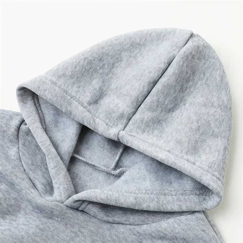 Fashion Kids Boy Hooded Hoodies Childrens Hoodies Spring Autumn Girls Casual Sweatshirt Kid Solid Color Pillovers SweatshirtY240814