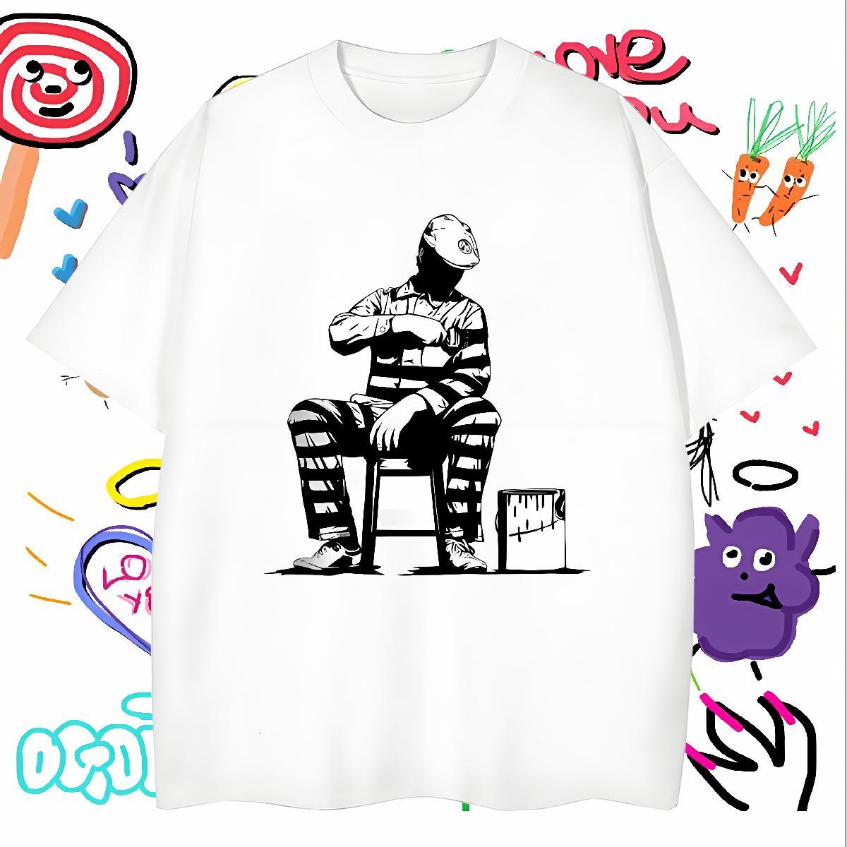 Man T Shirts 230g Cotton person Hip Hop Street Breathable Crew Neck DIY Printed Men Tees Designer High Quality Tees Shirts