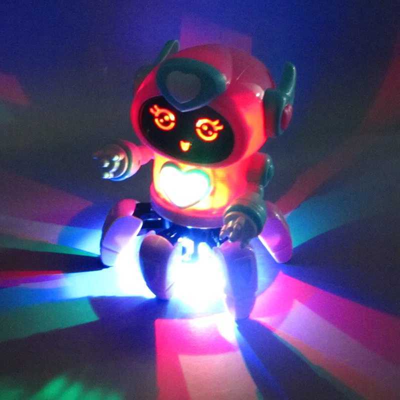 Dancing Six-claw Fish Robot Electronic toy Pet Funny Walking With Music Lightd Interaction Toys for Kids Boys Birthday Gifts Y240814