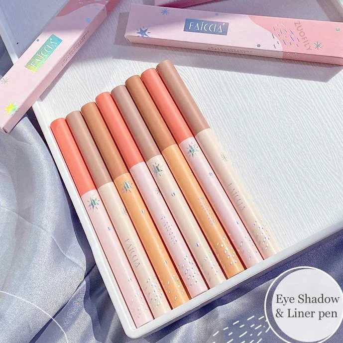 Glitter Eyeshadow Liner Pencil Eye Brightening Makeup Highlight Lasting Pearl White Lying Silkworm Waterproof Eyeliner Make Up Y240813
