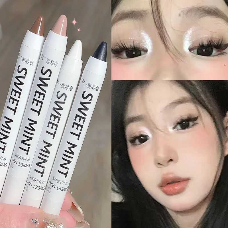 White Eyeliner Multicolour Shiny Glitter Eyeshadow Pencils Eye Tip Brightening Waterproof High-gloss Silkworm Pen Eye Makeup Y240813