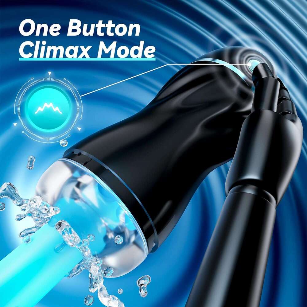 EINSEO Automatic Sucking Male Device - Upgraded Version with 7 Vibration and Suction Hands Free Pocket for Female Male Massager 3D Realistic Texture T