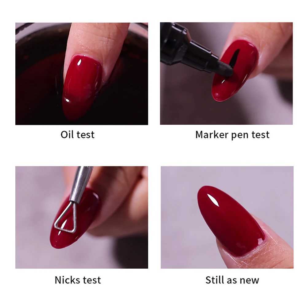 Vendeeni 15ml Diamond Top Coat For Gel Nail Polish Reinforce Long Lasting UV Soak Off Gel Varnish High Light Nail Art Primer GelM240814