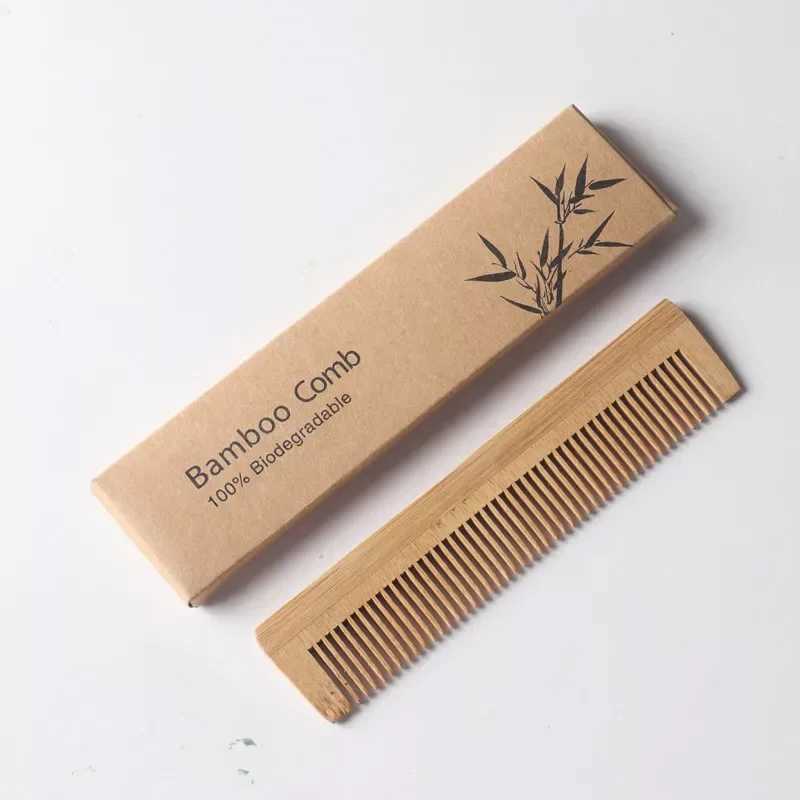 Hair brush wooden comb hotel disposable comb natural anti-static massage comb hair styling tool W240813