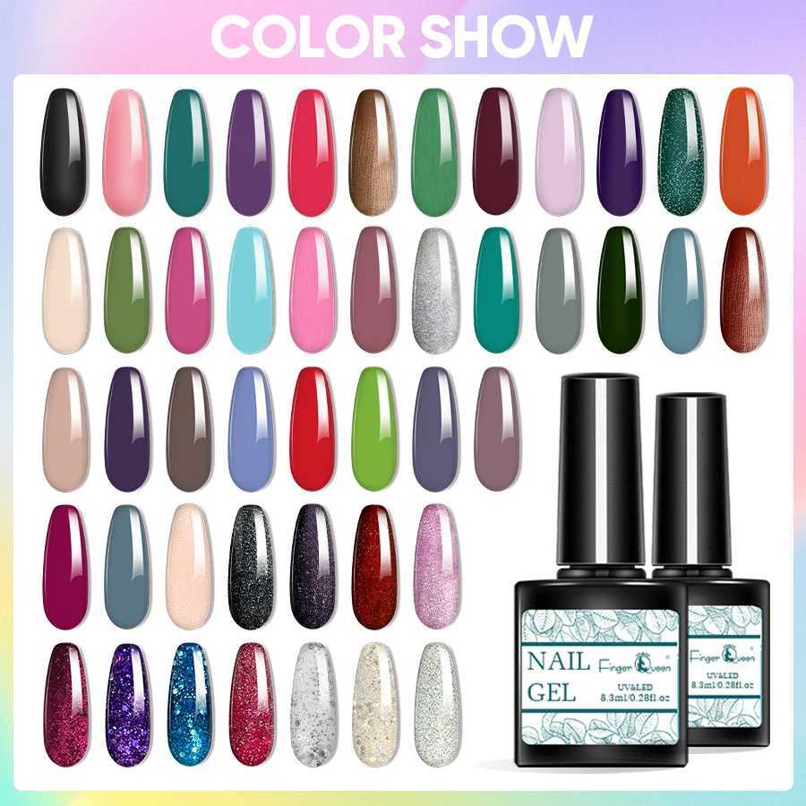 46 Color Nail Gel DIY Press on Nails Not Easy To Degum Smooth Advanced Fashion Solid Color Glitter Nail Art Women BeautyM240814