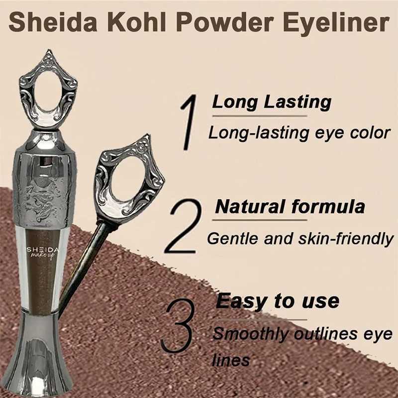 Powder Eyeliner Lasting Natural Waterproof Eyeliner Sexy No Smudge No Fly Powder Eye Makeup Outline Eye Line Makeup Y240813