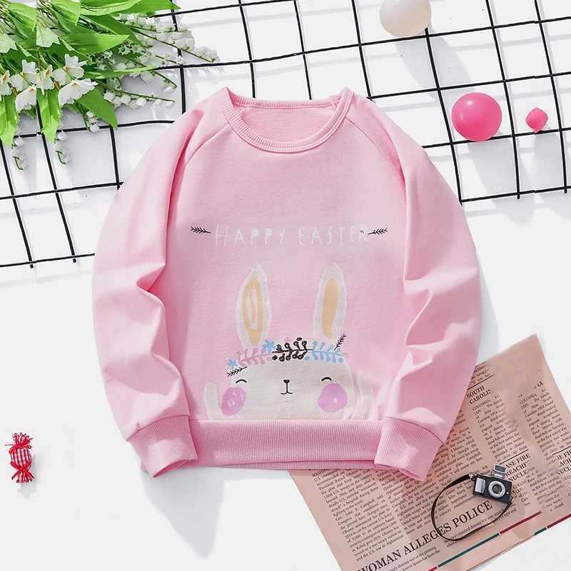 Little Girl Sleeveless Sweatshirt Baby Cartoon Bunny Princess Print Clothes Kid Autumn Winter School Outdoor Play Party HoodieY240814