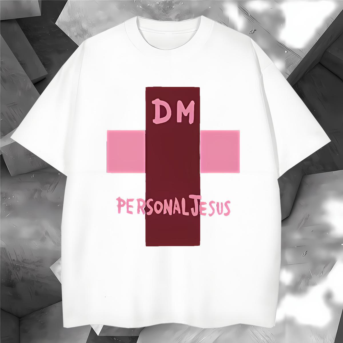 T-Shirts for Men 100% Cotton 230g icon Anime Printing Street Crew Neck DIY Printed Men Clothes T-Shirt Custom Popular Polos