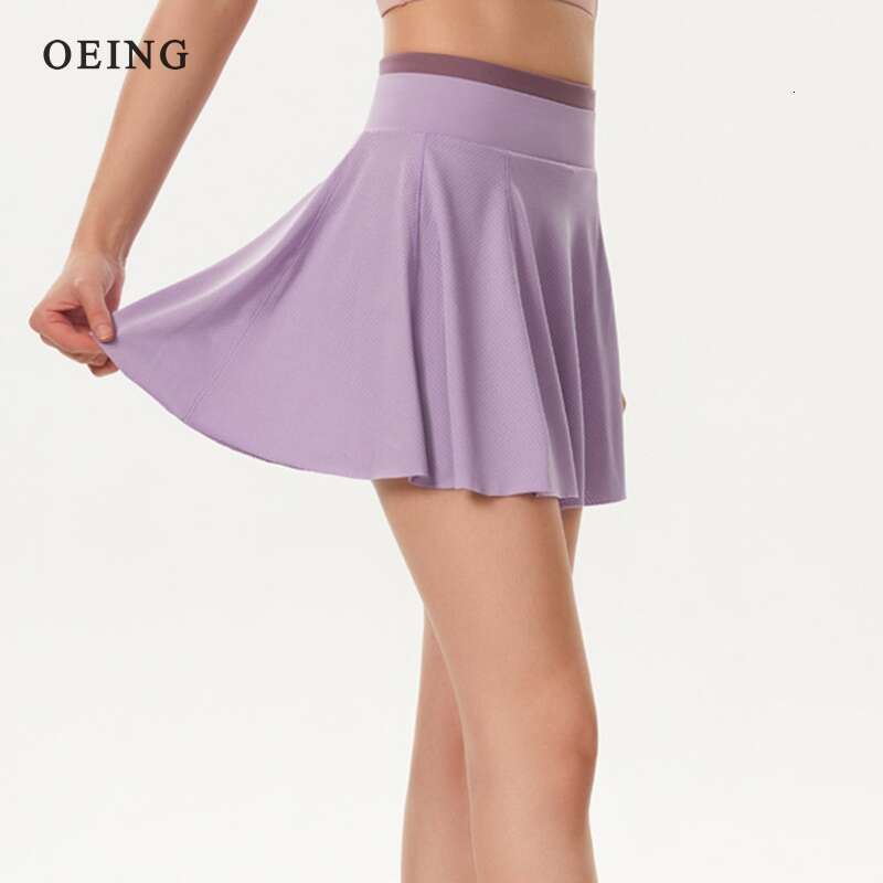 Skirts Sports High Waist Golf Tennis Skirt Fiess Women Athletic Quick Dry Running Pocket Sport Skort With Shorts