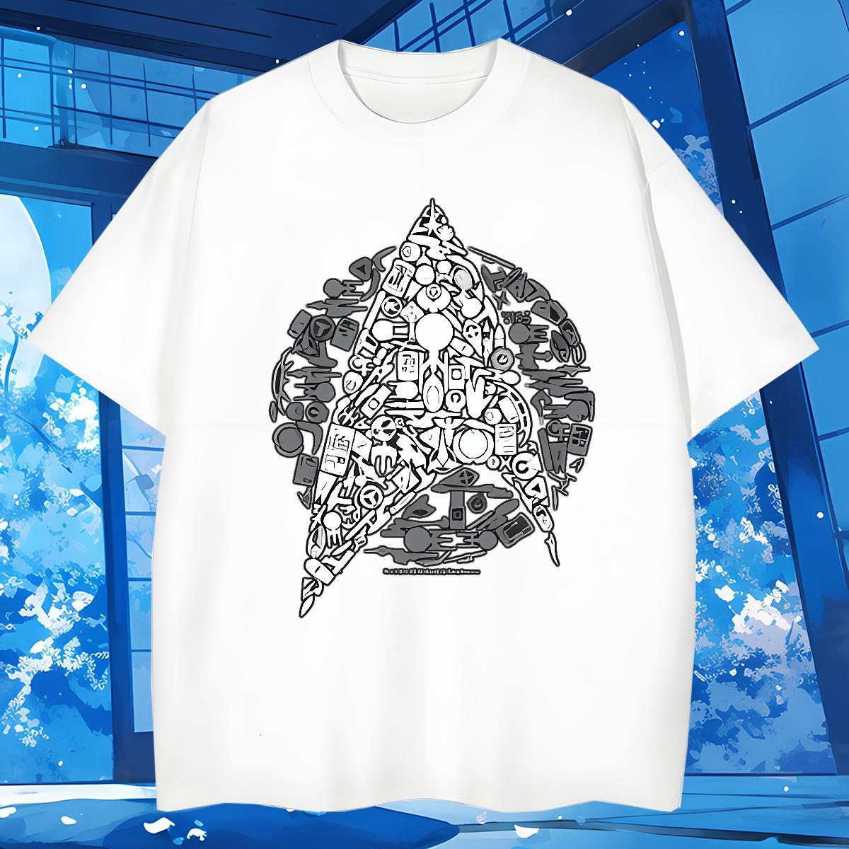 T-Shirts 100% Cotton 230g art Summer Casual Breathable Soft Customized Print Mens Tshirts 2024 New Cool Design Tops