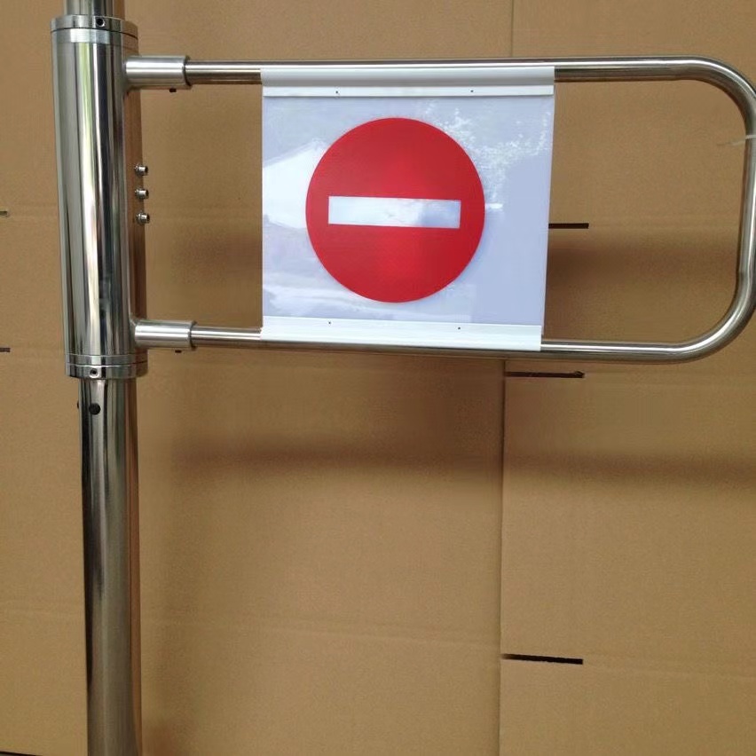 LuxurySupermarket one-way door stainless steel only into the pendulum gate machine