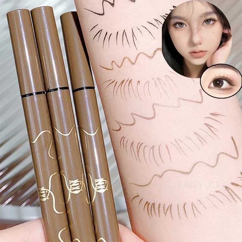 Waterproof Liquid Eyeliner Pen Smooth Black Eye Gel Eyeliner Quick-Drying Long Lasting Eye Liner Pencil Smudge-Proof Eyes Makeup Y240813