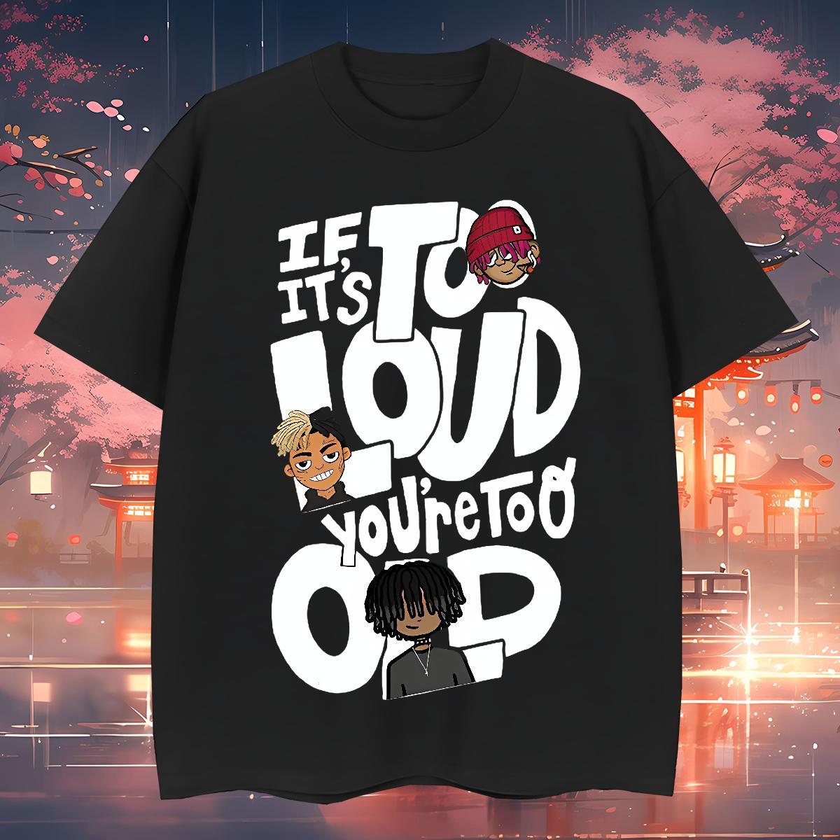 T-Shirts for Men 230g Pure Cotton portrait Hip Hop Street Breathable Crew Neck Custom Print Oversized Mens Tshirts Casual New Classic Clothes