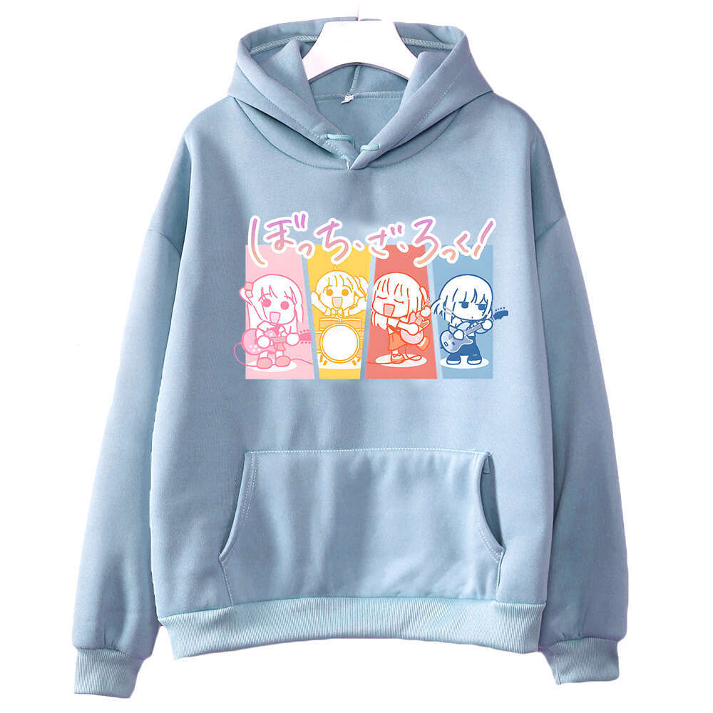 Women Anime Hoodies BOCCHI THE ROCK Hitori Gotou Graphic Printed Cartoon Plus Size Clothes Sweatshirt Female Sudaderas Hooded