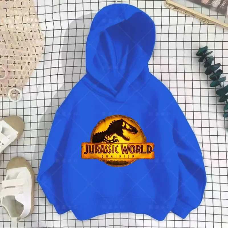 Autumn Winter Dinosaur Hoodie Clothing Suitable for ages 3-12 Boys Girls leisure Sweatshirt Childrens coat Children SportswearY240814