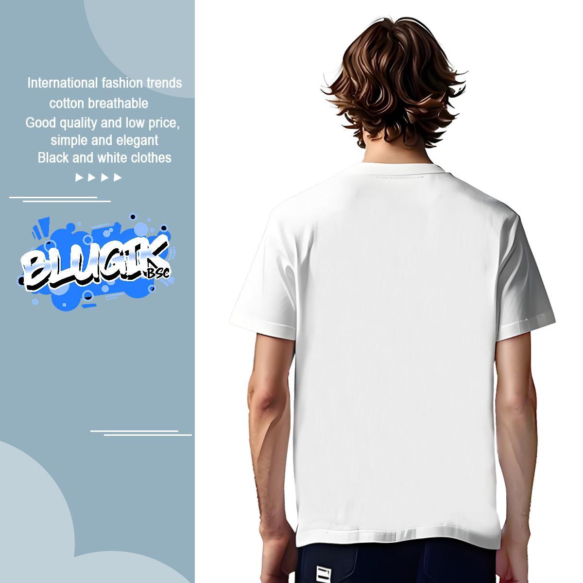 Popular letter Mens T Shirts Casual Daily Wear Mens Tshirts 100% Cotton 230g Fashion Design Breathable White Plus Size Tops